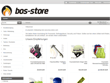 Tablet Screenshot of bos-store.com